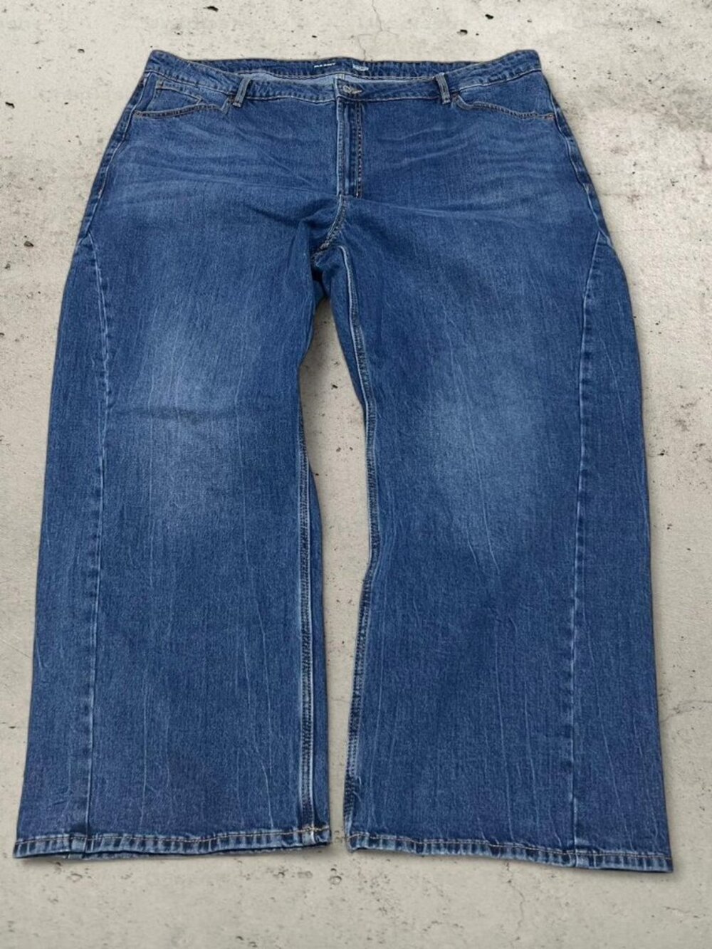 Old Navy Wide Leg Baggy Jeans, Size 24 Medium Wash Y2K Spring Fall Summer Winter